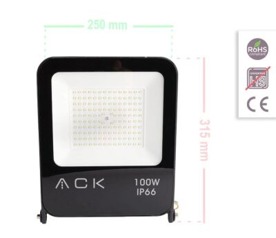 ACK AT62-19132 50W Led Projektör 6500K Beyaz Işık - 4