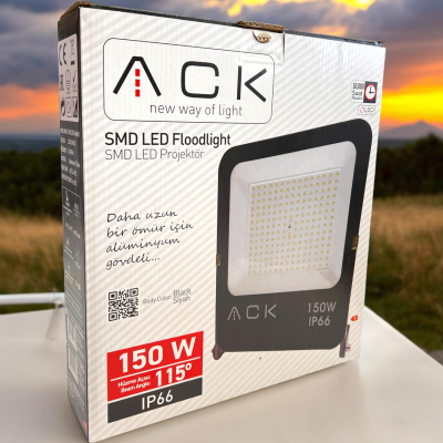 ACK AT62-19432 150W Led Projektör 6500K Beyaz Işık - 2