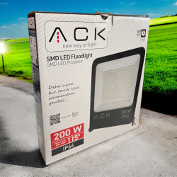 ACK AT62-19632 200W Led Projektör 6500K Beyaz Işık - 2