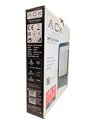ACK AT62-19632 200W Led Projektör 6500K Beyaz Işık - 3