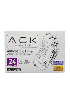 ACK AY26-00010 W Otomat Tipi Mekanik Zaman Saati - 2