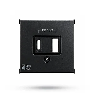 Artline Novella / Trenda Siyah USB A + C Priz Kapağı Mekanizma Hariç - 1