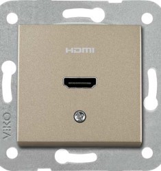Artline Novella/Trenda Bronz Hdmi Konnektör Kapak (Mekanizma Hariç) - Viko Artline (1)