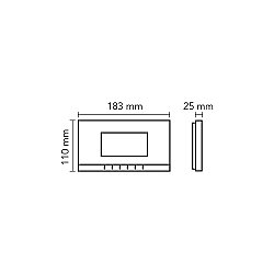 Audio 001180C 4.3 İnç Beyaz Görüntülü Diafon - AUDIO (1)