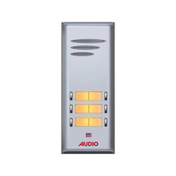 Audio 004849 Basic Serisi Çift Butonlu Zil Paneli 6lı - Audio