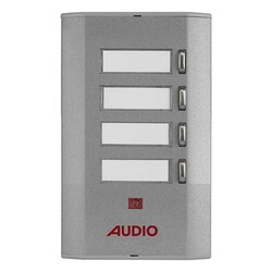 Audio 005233K 4'lü Yan Sıra Tek Butonlu Zil Paneli Konsept Serisi - Audio