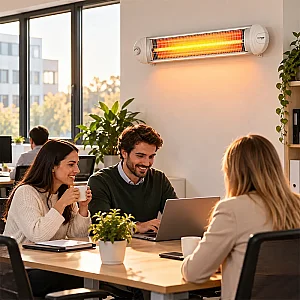 Awox Ecotec Beyaz 2500W Infrared Isıtıcı (Ayak Hariç) - (1)