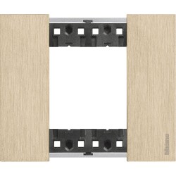 Bticino KA4802ZW Metal Çerçeve 2M Altın - Bticino
