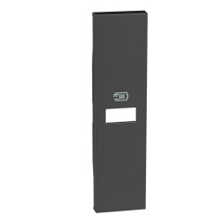 Bticino Living Now 1M kapak 1 USB siyah - Bticino