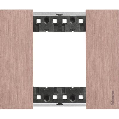 Bticino Living Now Metal Çerçeve 2M Bakır - 1