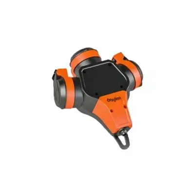 BYLION 3WHS-F Siyah Kauçuk Askı Tipi Monofaze Uzatma Priz IP54 F Tipi - 2