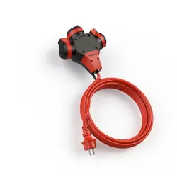 BYLION IP44 Monofaze Askı Tipi Uzatma Kablo 20m 3x2,5mm TTR Kablo Kapaklı - 1