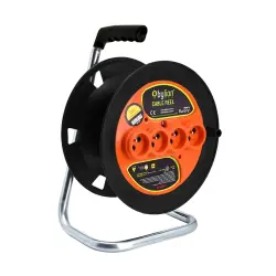 BYLION PMK-10000-F 50 Metre Kapasiteli Boş Plastik Seyyar Makara Ø280 IP20 F Tipi - 1