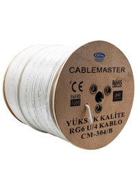 Cablemaster RG6 U4 CM-304 Anten Kablosu - Cablemaster