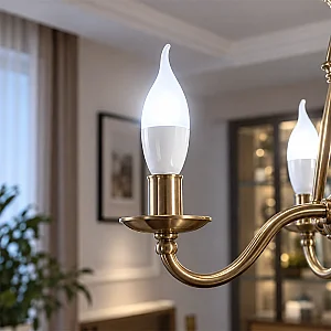 Cata 7W Ledli Kıvrık Buji Ampul Beyaz 6400K - Cata (1)