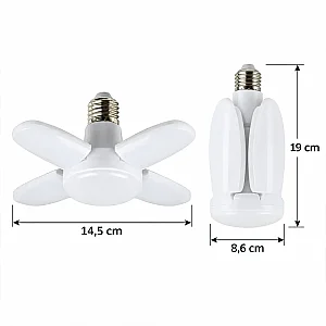 Cata CT-1151 20W E27 6400K Beyaz Pervane Led Ampul - 3