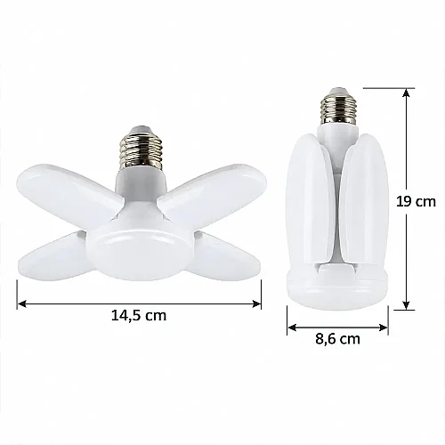 Cata CT-1151 20W E27 6400K Beyaz Pervane Led Ampul - 3