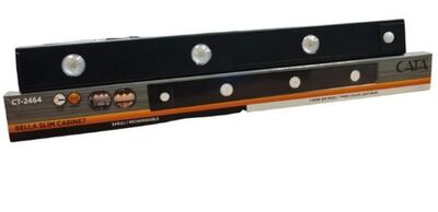 Cata CT-2464 10 Watt 39cm Ledli Cabinet Usb Şarjlı Sensörlü Armatür Günışığı Siyah Kasa - 1