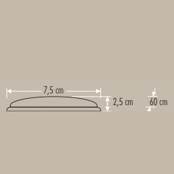 Cata CT-2474 18W 60cm Yatay Led Bant Armatür Günışığı - Cata (1)