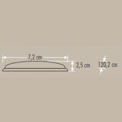 Cata CT-2478 36W 120cm Yatay Ledli Bant Armatür Günışığı - Cata (1)