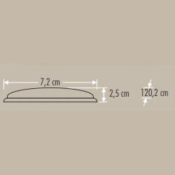 Cata CT-2478 36W 120cm Yatay Ledli Bant Armatür Günışığı - 2