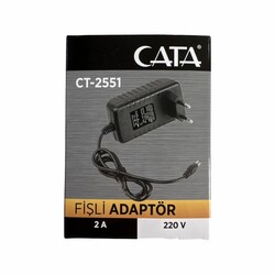 Cata CT-2551 25W 2 Amper Fişli Adaptör - Cata
