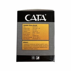 Cata CT-2553 5 Amper 220v Fişli Adaptör - Cata (1)