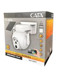 Cata CT-4052 Akıllı IP Solar Kamera Gece Görüşlü Full HD 1080p - Cata (1)