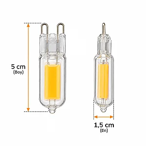 Cata CT-4221 3W G9 6400K Beyaz Led Kapsül Ampul - 3