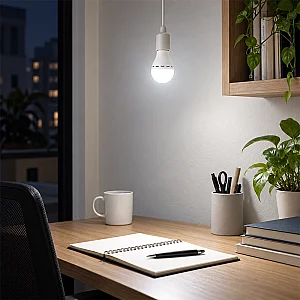 Cata CT-4229 9w Şarjlı Led Ampul Beyaz Işık - Cata (1)