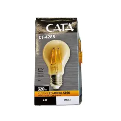 Cata CT-4285 4W E27 Amber Rustik Led Ampul - Cata (1)