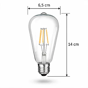 Cata CT-4353 8W E27 3200K Günışığı Led Filament Ampul - 3