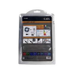 Cata CT-4557 Rgb Şerit Led Seti 5mt RGB Led 96 Renk+Trafo+RGB Kumanda - Cata (1)