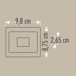Cata CT-4656 20w Slim Led Projektör Beyaz Işık - Cata (1)
