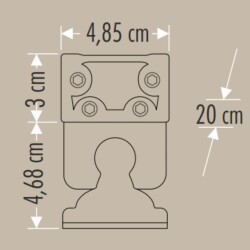Cata CT-4694G 6W Gold Wall Washer (20 CM)(Günışığı) - 3