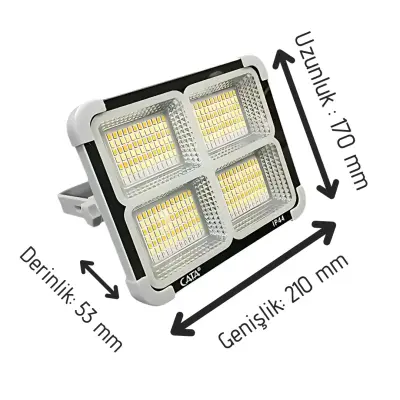 Cata CT-4698 200W Miami Solar Led Projektör Taşınabilir - 2