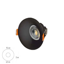 Cata Ct-5091 Modern Dekoratif Spot (Siyah) - Cata