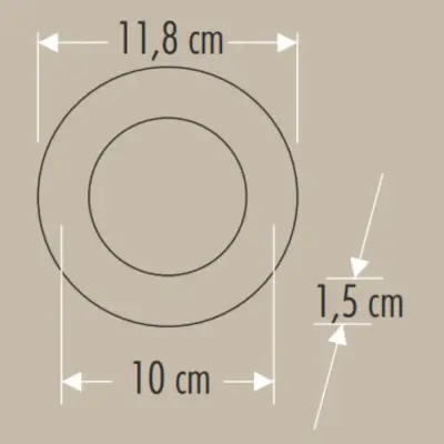 Cata CT-5145 6 Watt Panel Led Spot Armatür Beyaz Işık - 2