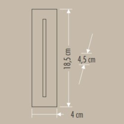 Cata CT-5172 3W Ledli Koridor Armatürü Beyaz Kasa Günışığı - 3