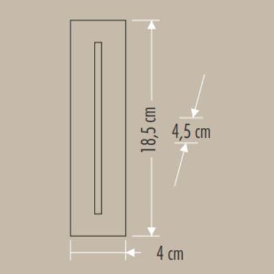 Cata CT-5172 3W Ledli Koridor Armatürü Beyaz Kasa Günışığı - 3