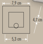 Cata CT-5183 1.5w Radar Sensörlü Fotoselli Koridor Armatürü Günışığı - Cata (1)