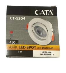 Cata CT-5204 7W Akik SMD LED Spot Armatür Günışığı - Cata (1)