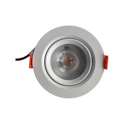 Cata CT-5204 Akik 7W Beyaz Işık Hareketli SMD Led Spot Armatür - Cata