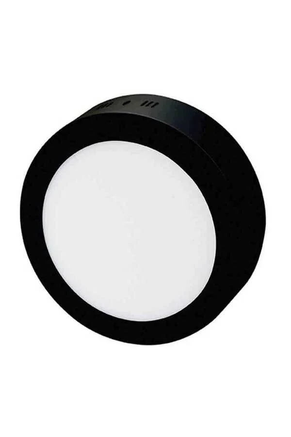 Cata CT-5235 18 Watt Sıva Üstü Yuvarlak Led Panel Armatür Siyah Kasa Günışığı - Cata (1)