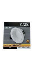 Cata CT-5260 8W Başak Led Armatür Beyaz Işık - Cata
