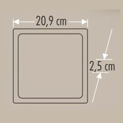 Cata CT-5272 25W Sıva Üstü Led Panel Kare Gün ışığı - Cata (1)