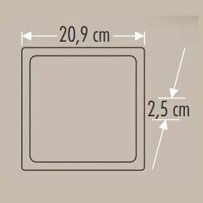 Cata CT-5272 25W Sıva Üstü Led Panel Kare Gün ışığı - 2
