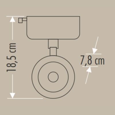 Cata CT-5310 15W Merkür Led Ray Spot Armatür 3000 K Gün Işığı - 2