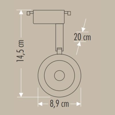 Cata CT-5334 30W Led Ray Spot Armatür 6400K Beyaz Işık - 3