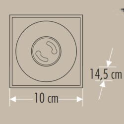 Cata CT-5420 Bergama Sıva Üstü Led Armatür Beyaz+Rose - Cata (1)